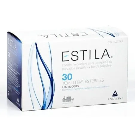 Estila parpados/pesta&ntilde;as 30 toallitas Estila - 1