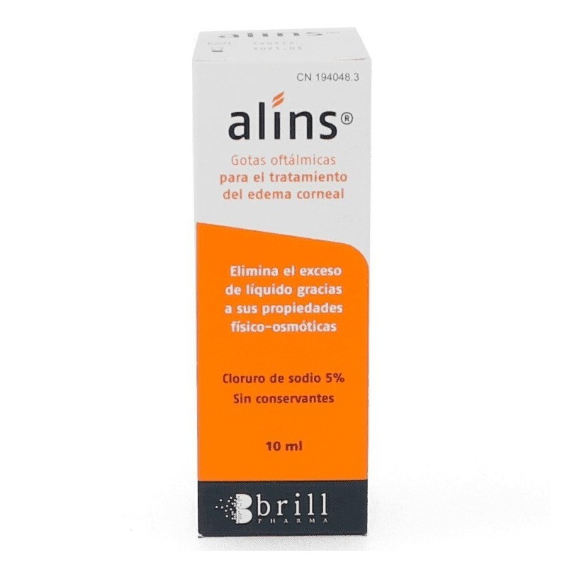 Alins gotas oftalmicas 10 ml Brill Pharma - 1