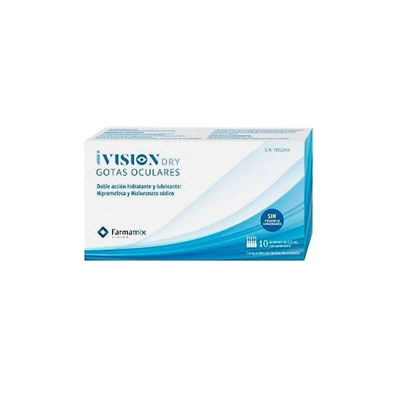 Ivision dry gotas oculares 0,5ml x 20uds Ivision - 1