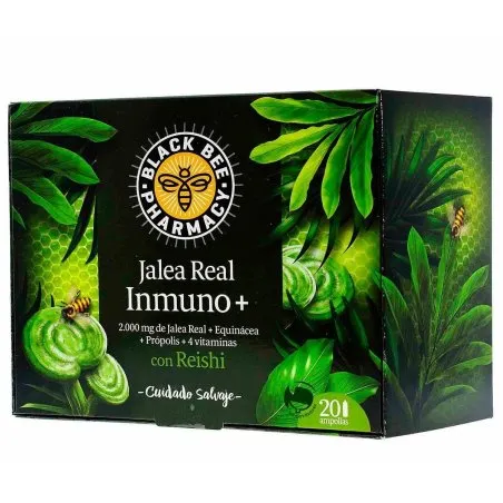 Nutrition&sant&eacute; jalea real inmuno+ 20 viales 10ml Black Bee - 1
