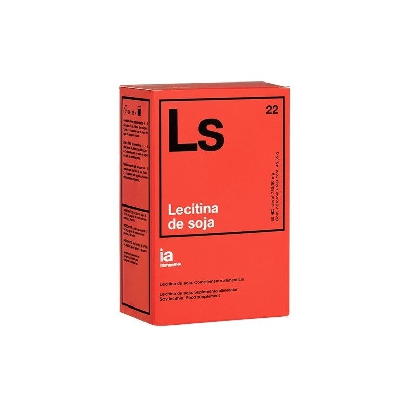 Interapothek lecitina de soja 60 cápsulas Interapothek - 1