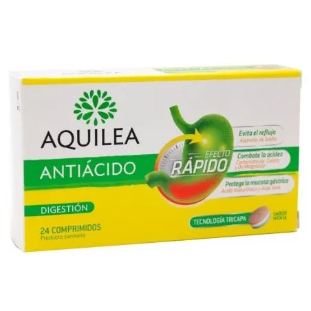 Aquilea antiacido tricapa 24 comprimidos Aquilea - 1