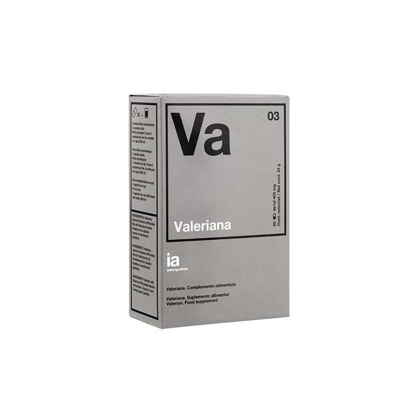 Interapothek valeriana 300 mg 60 cápsulas Interapothek - 1