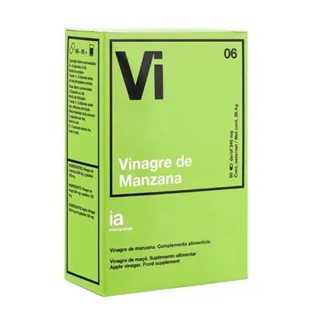 Interapothek vinagre de manzana 340 mg 60 c&aacute;psulas Interapothek - 1