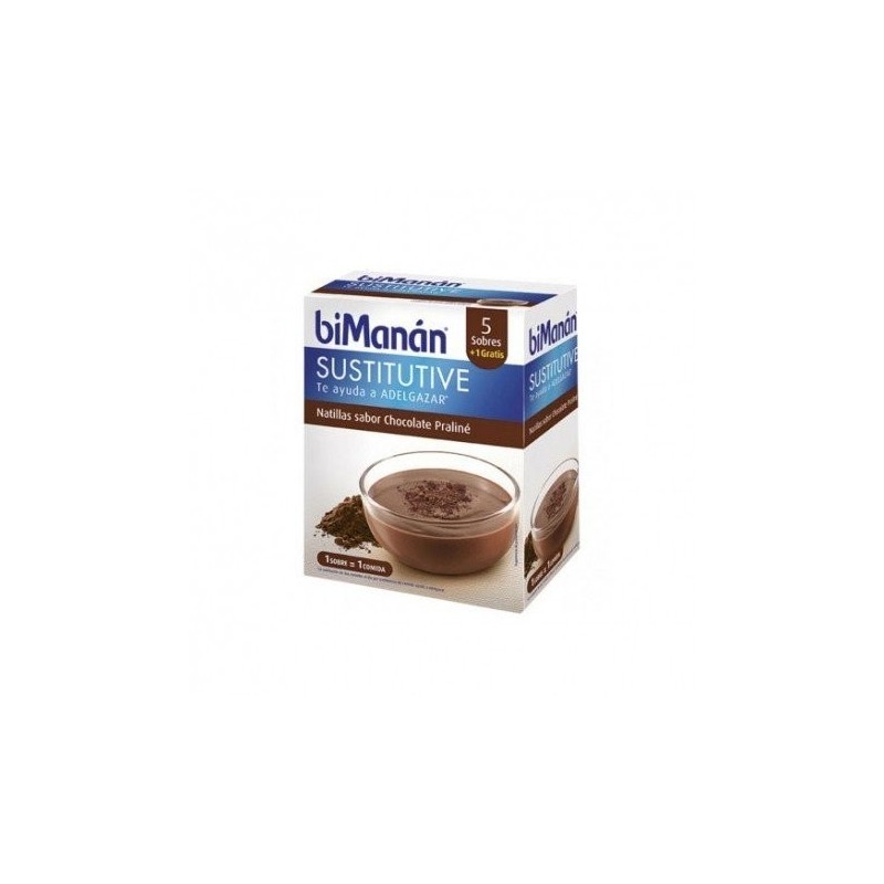 Bimanan natillas choco praline 5 sobres Bimanan - 1