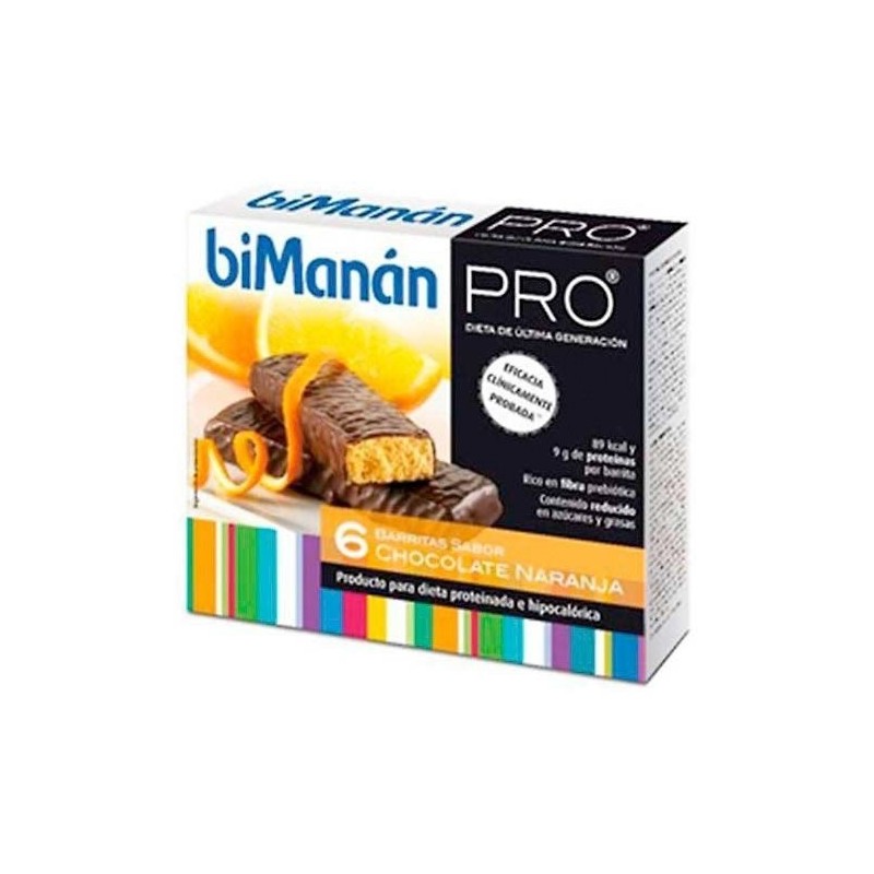 Bimanan pro barritas choco/naranja 6 uds Bimanan - 1