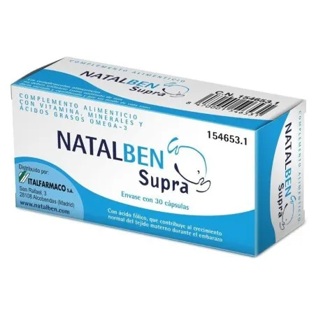 Natalben supra 30 c&aacute;psulas Natalben - 1