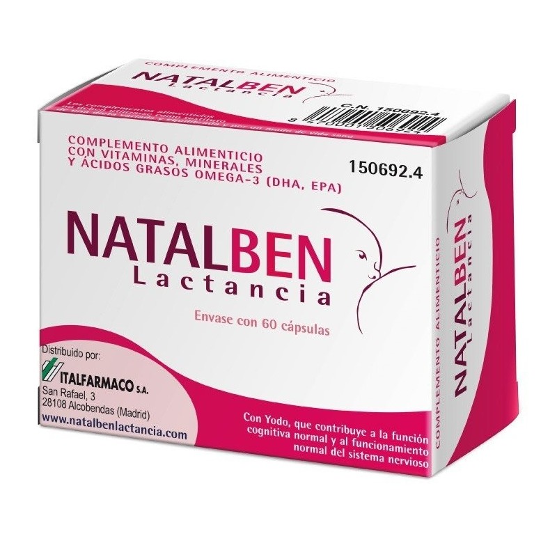 Natalben lactancia 60 cápsulas Natalben - 1