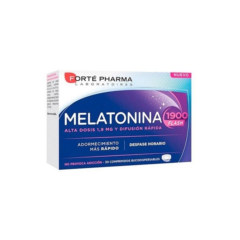 Melatonina flash 1900 30 comprimidos Forte Pharma - 1