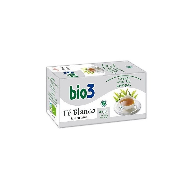Bio3 té blanco ecológico 25 bolsitas Bie 3 - 1