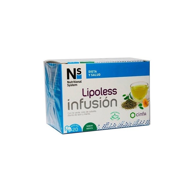 N+s lipoless infusión 20 sobres menta N+S - 1