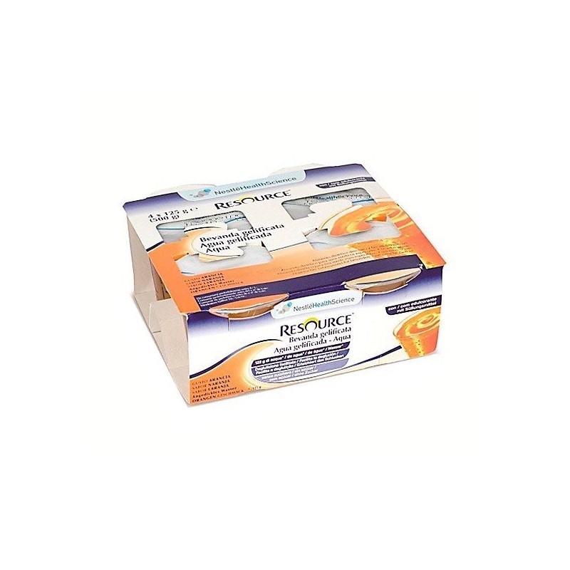 Resource aqua+ gelif naranja s/a 4x125g Resource - 1