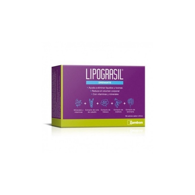 Lipograsil drenante 14 sobres Lipograsil - 1