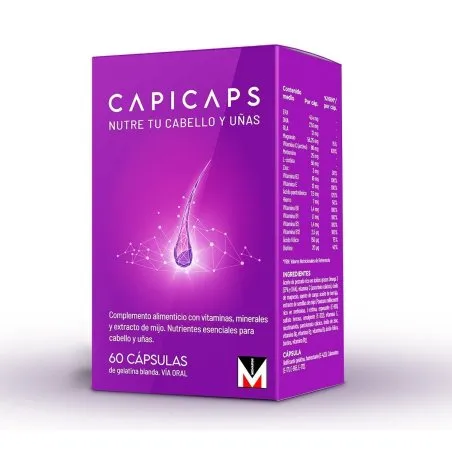Capicaps cabello y u&ntilde;as 60 capsulas Capicaps - 1