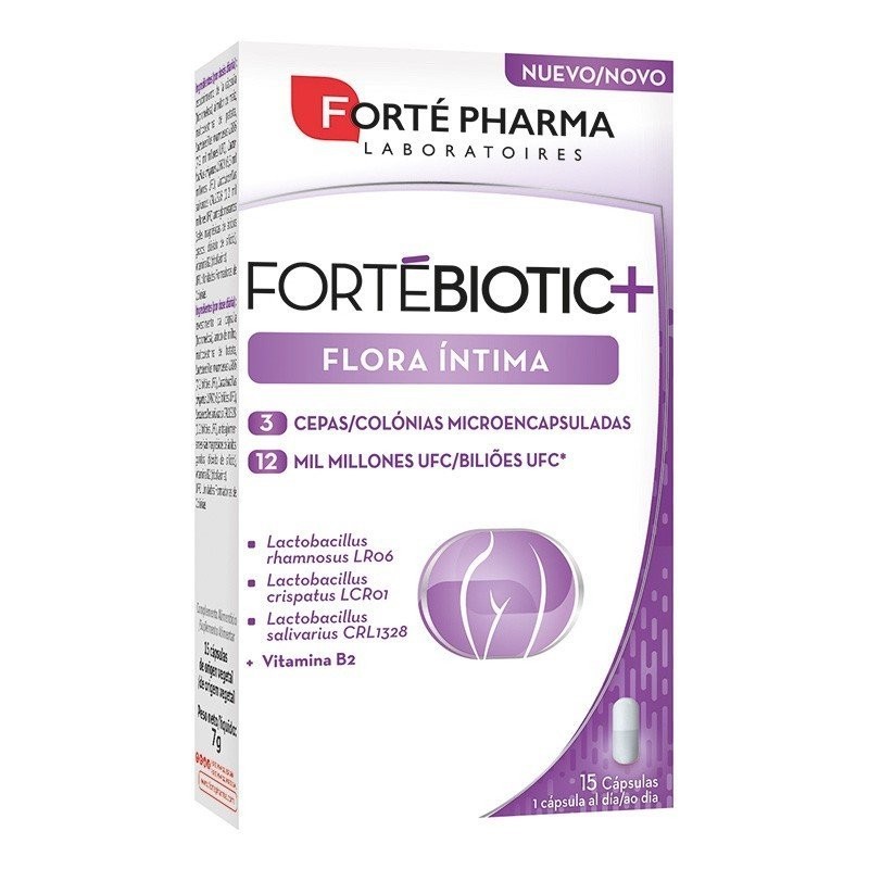 Forte pharma fortebiotic+ flora intima 15 capsulas Forte Pharma - 1