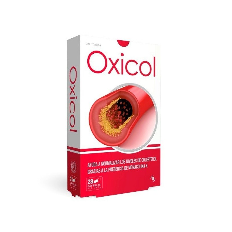Oxicol complemento alimenticio colesterol 28 caps Oxicol - 1