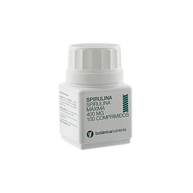 Botánica spirulina 100 comprimidos 400mg Botanica - 1