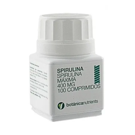 Bot&aacute;nica spirulina 100 comprimidos 400mg Botanica - 1