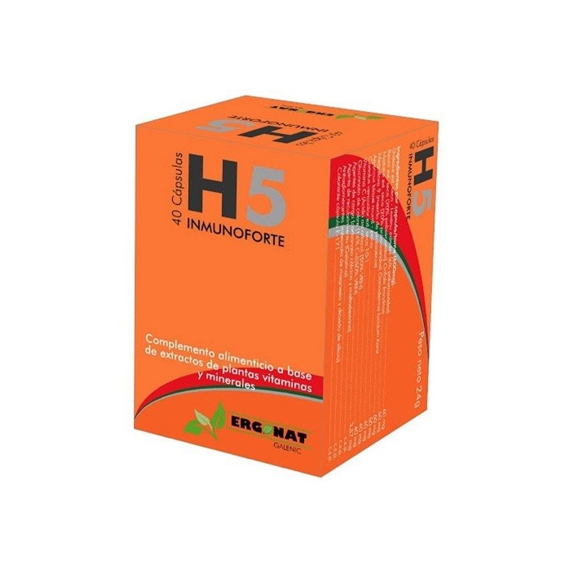 Ergonat h5 inmunoforte 40 cap ergosphere Ergonat - 1
