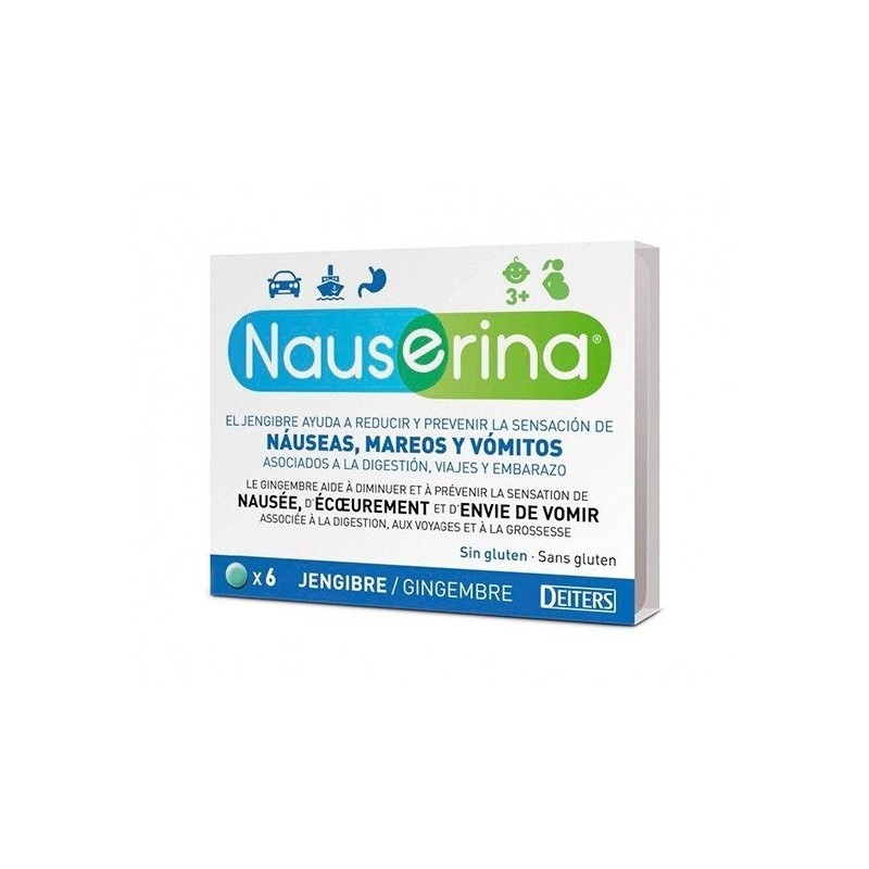 Nauserina 6 comprimidos Deiters - 1