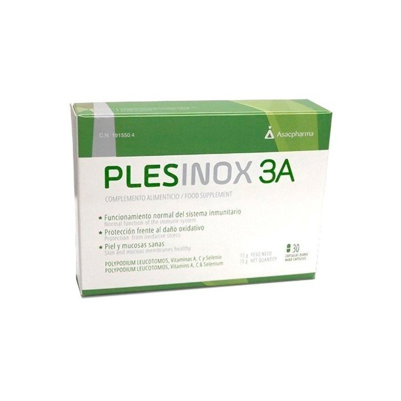 Plesinox 3 a 30 cápsulas Atache - 1