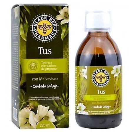 Nutrition&sant&eacute; jalea real jarabe tus 220ml Black Bee - 1