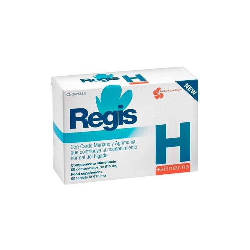 Regis h silimarina 60 cápsulas Global Remediation - 1