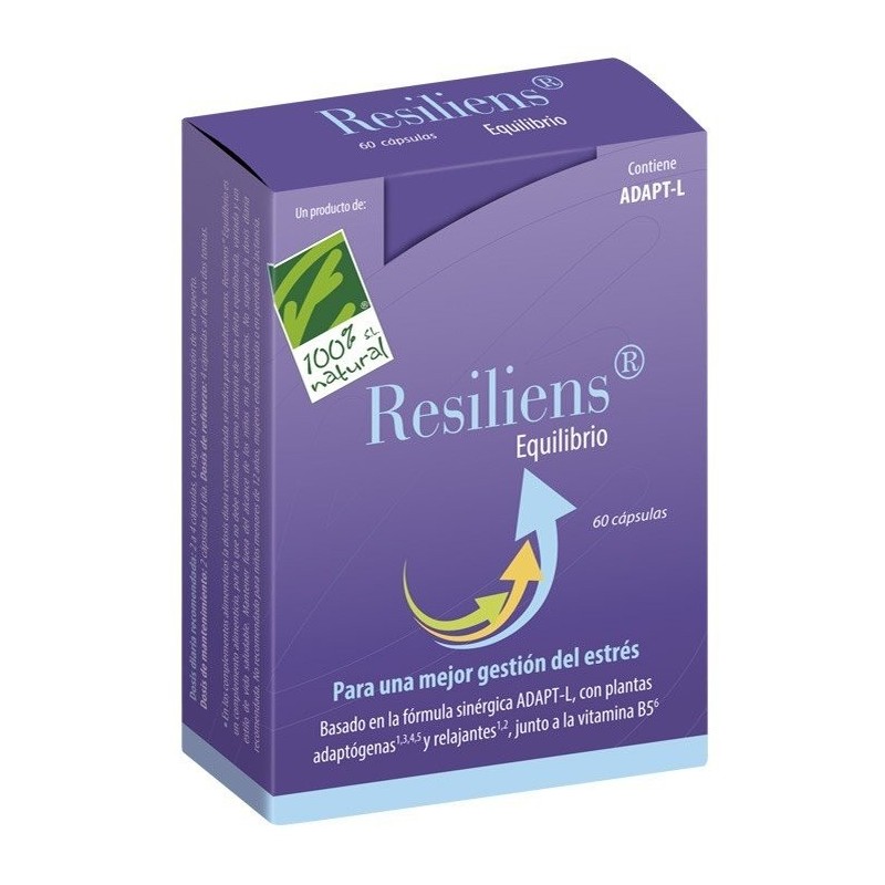 Cien por cien natural resiliens equilibrio 60caps Cien Por Cien Natural - 1