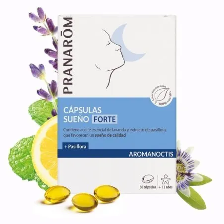 Pranarom aromanoctis forte sue&ntilde;o 30 c&aacute;psulas Pranarom - 1