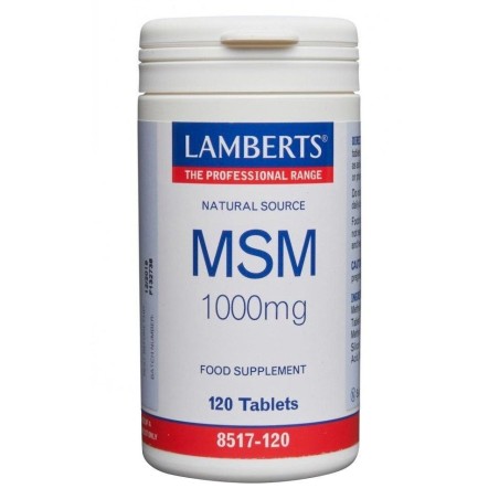 Msm 1000mg 120 tablets 8517 lamberts Lamberts - 1