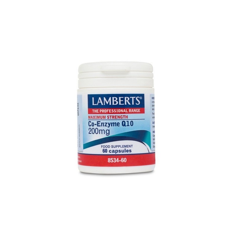 Coenzima q10 60 caps 200mg 8534 lamberts Lamberts - 1
