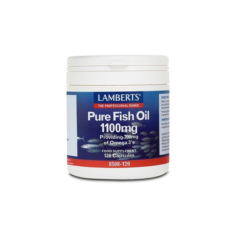 Aceite pescado puro 120cap 8508 lamberts Lamberts - 1
