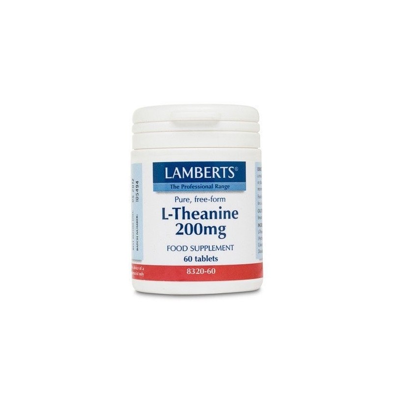 L-teanina 200mg 60tab 8320 lamberts Lamberts - 1