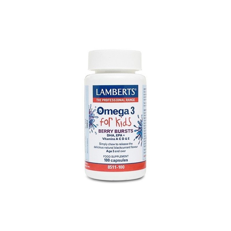Omega 3 for kids 100cap 8511 lamberts Lamberts - 1