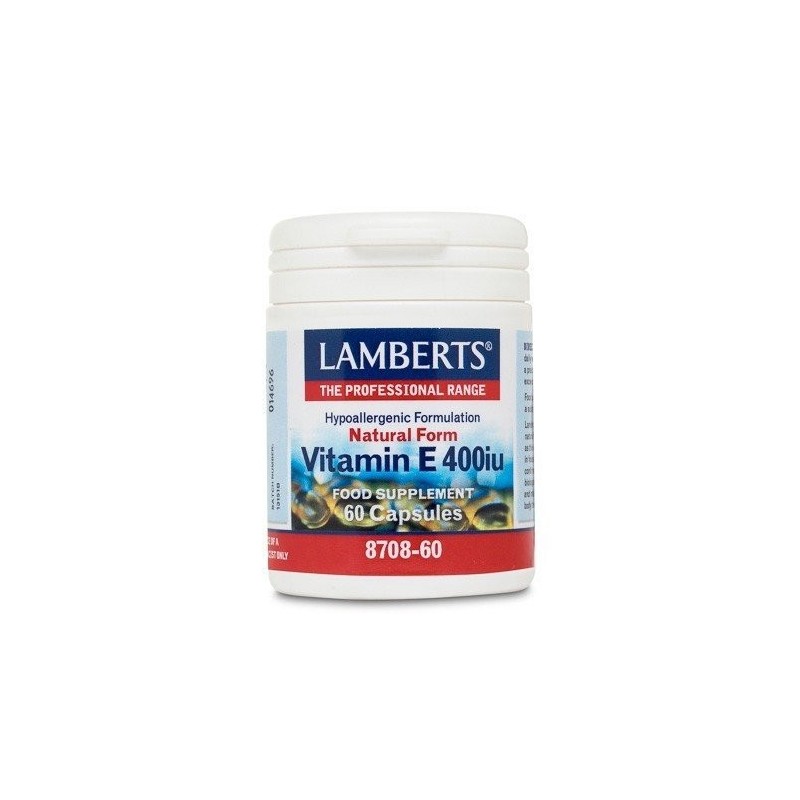 Vitamina e 60 cap 400ui 8708 lamberts Lamberts - 1