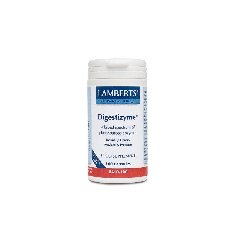 Digestizyme 100 capsulas 8410 lamberts Lamberts - 1