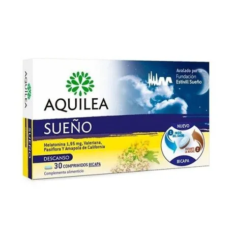 Aquilea sue&ntilde;o 1,95mg 30 comprimidos Aquilea - 1