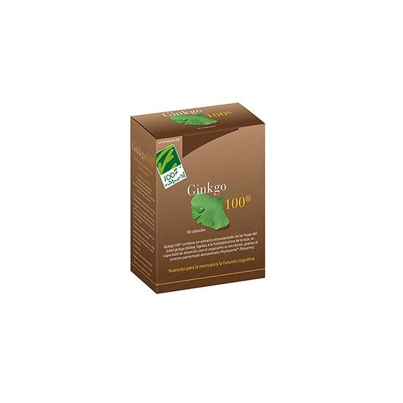 Ginkgo-100 60 capsulas 100% natural Cien Por Cien Natural - 1