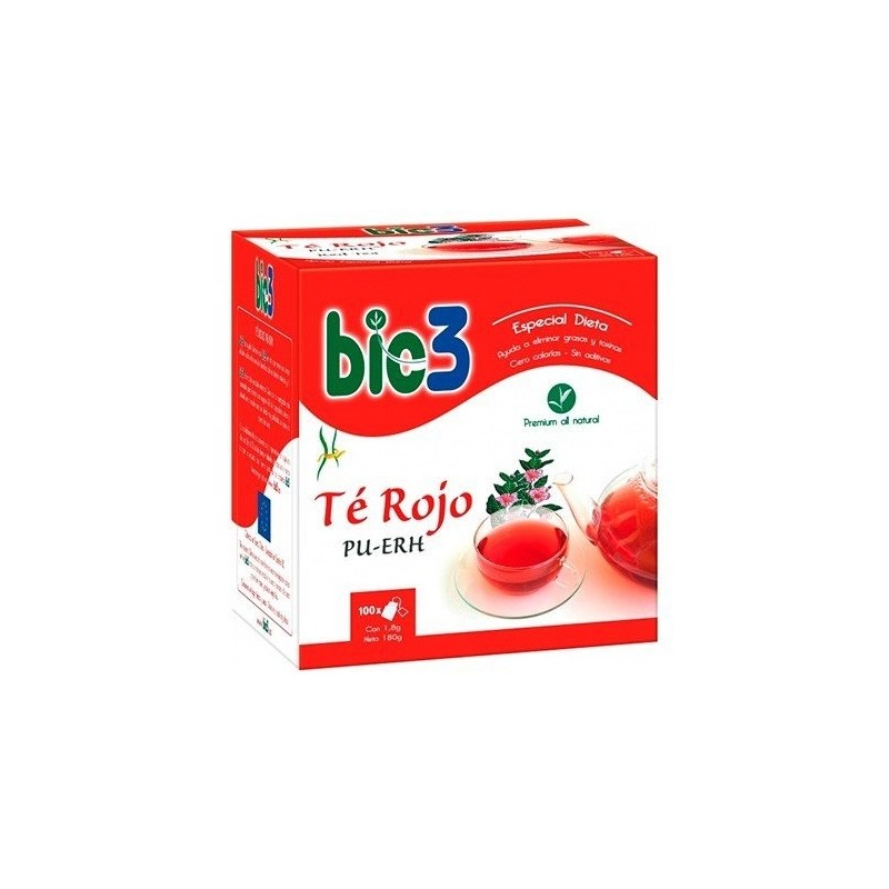 Bie3 te rojo pu-erh ecológico 100 bolsitas Bie 3 - 1