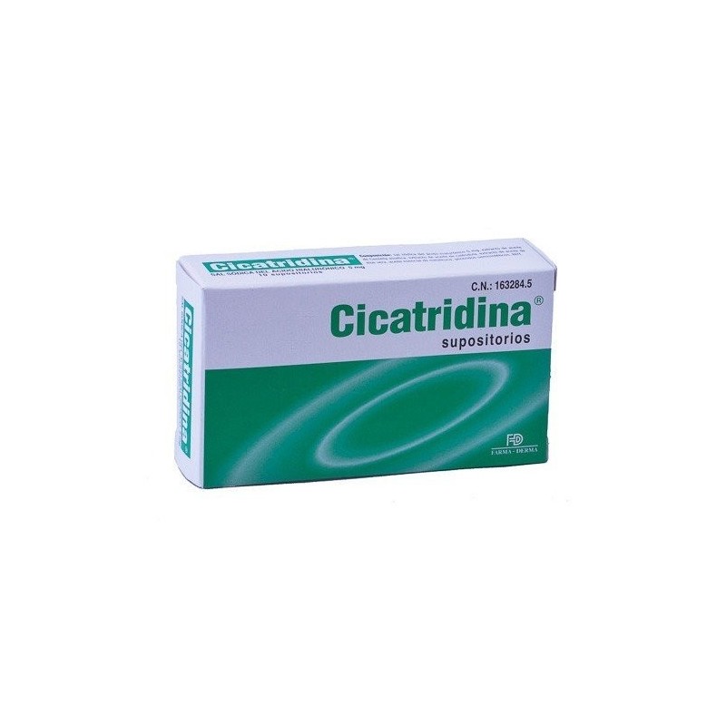 Cicatridina 10 supositorios Rubio - 1