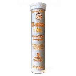Ynsadiet vitamina c+zinc 20 tabletas