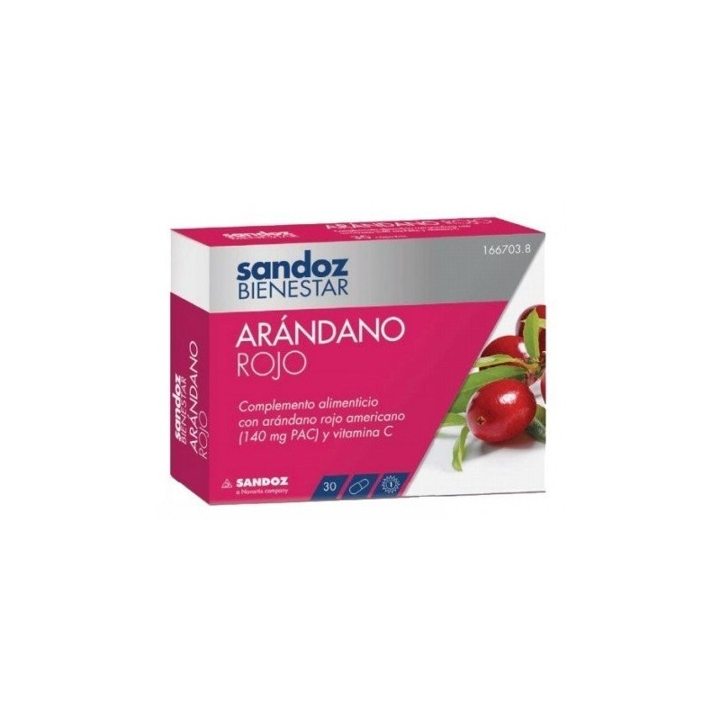 Sandoz bienestar arandano 140mg 30 cápsulas Sandoz - 1