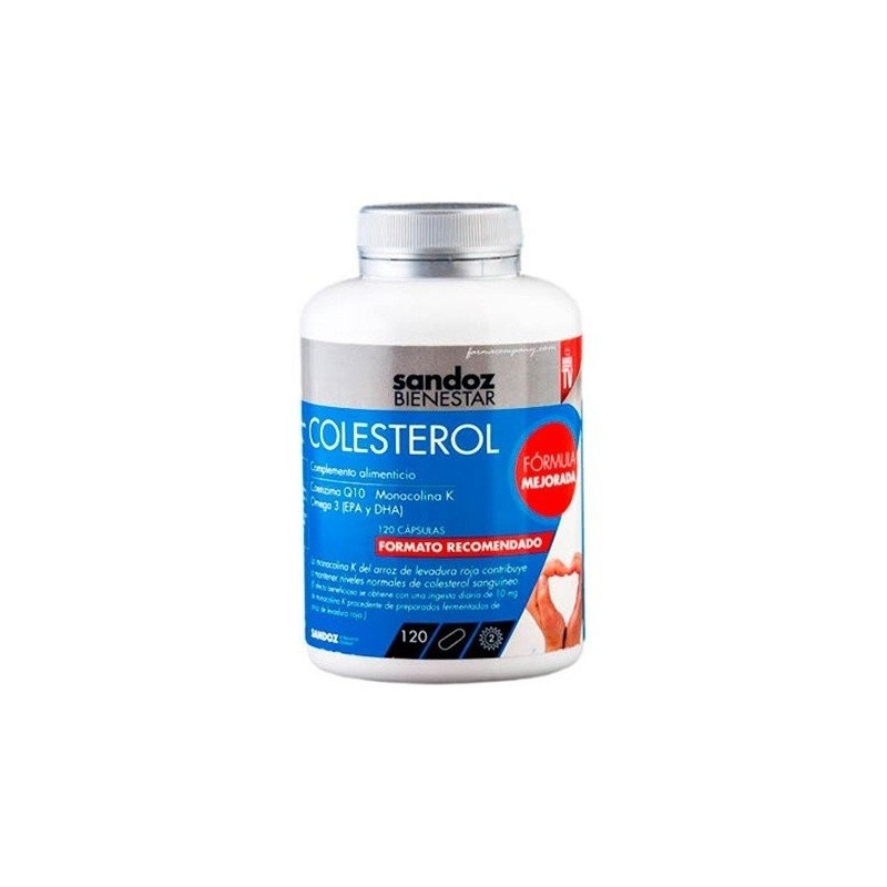 Sandoz bienestar colesterol bote 120 cápsulas Sandoz - 1