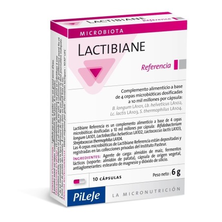 Pileje lactibiane reference 10 cápsulas Pileje - 1