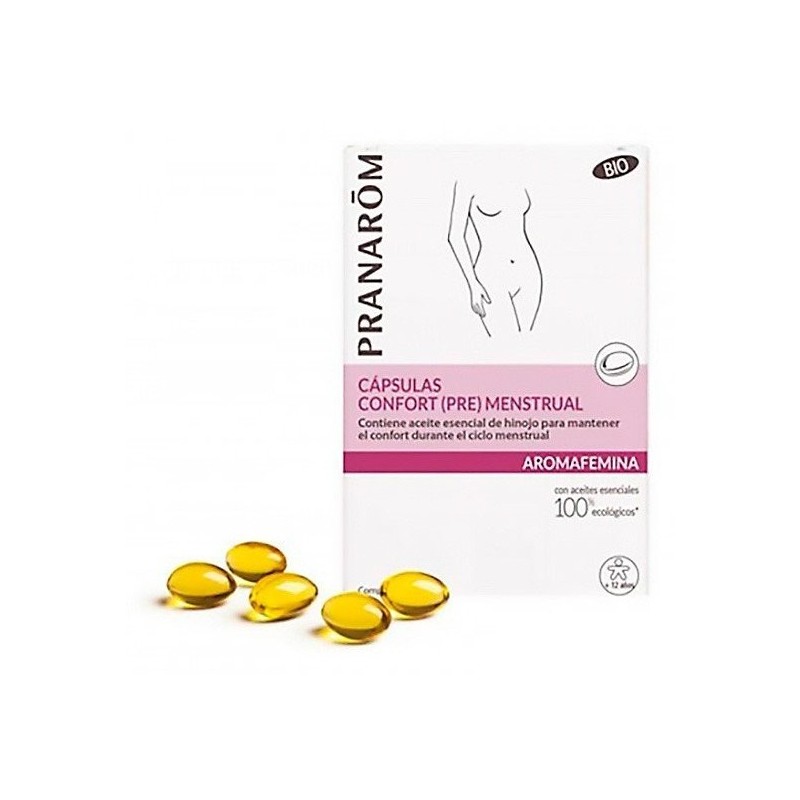 Aromafemina confort premestrual 30 caps Pranarom - 1