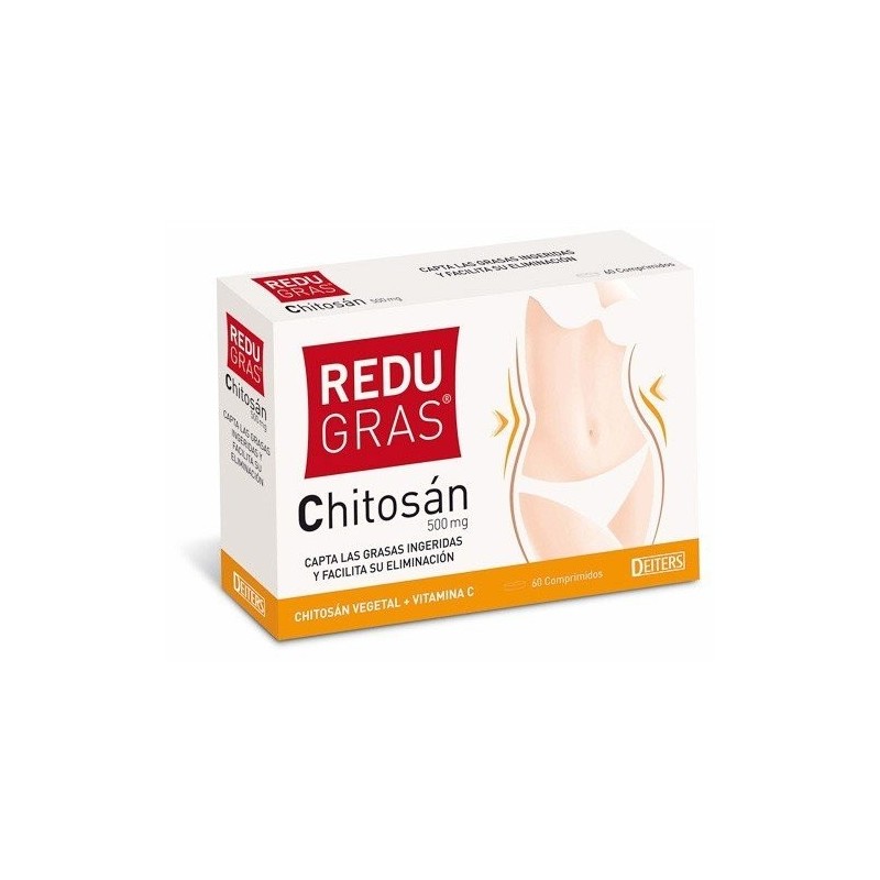 Redugras chitosan 500 mg 60 comprimidos Redugras - 1