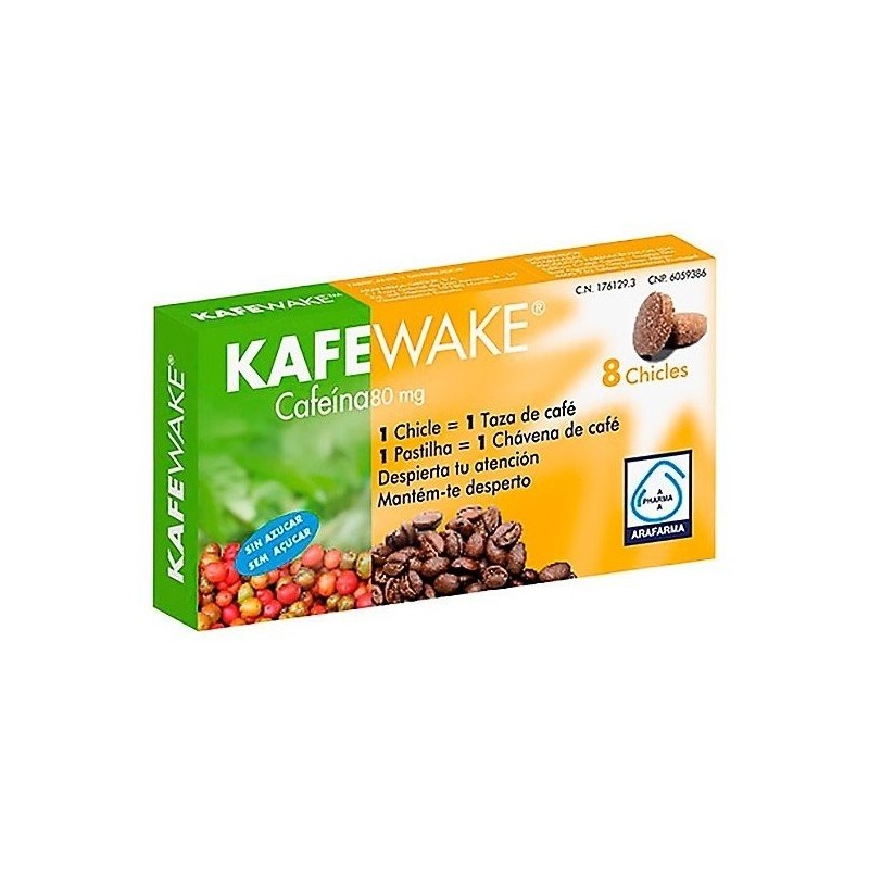 Kafewake cafeina 8 chicles Kafewake - 1