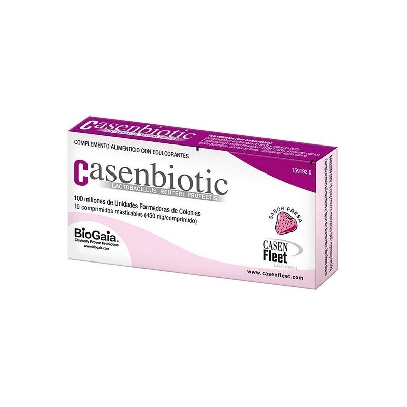 Casenbiotic fresa 10 comprimidos Casenbiotic - 1