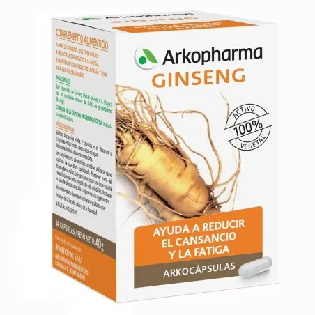 Arkocapsulas ginseng 84 capsulas Arkopharma - 1