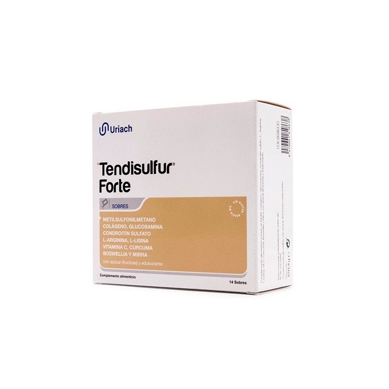 Tendisulfur forte 14 sobres Uriach - 1
